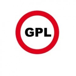 Accesul interzis GPL, Indicator rutier | Semn de circulatie