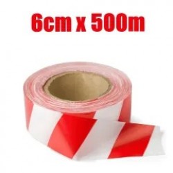 Banda Semnalizare 500 metri, Alb-Rosu