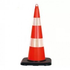 Con De Semnalizare Rutiera, inaltime 90cm, 2 folii reflectorizante, baza cu greutate