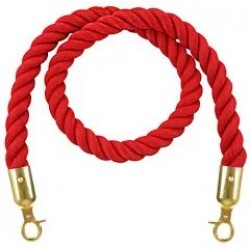 Cordon Delimitare Rosu (cu carlig gold)