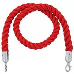 Cordon Delimitare Rosu (cu carlig silver)