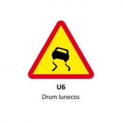 Drum lunecos U6, Indicator rutier | Semn de circulatie