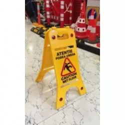 Indicator podea umeda, limba romana si engleza