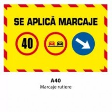 Marcaje rutiere, Indicator rutier | Semn de circulatie