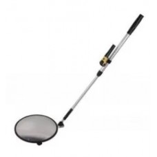 Oglinda de control auto, maner aluminiu, lanterna, diametru oglinda 30cm