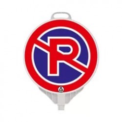 Semn din plastic, PPC, parcarea interzisa, Ø 38cm