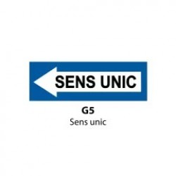 Sens unic (sageata spre stanga) G5, Indicator rutier | Semn de circulatie
