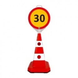 SET Con rutier + semn de limitare viteza 30km, 6kg
