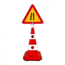 SET Con rutier + semn drum ingustat stanga, 6kg