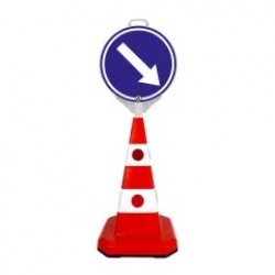 SET Con rutier + semn ocolire dreapta, 6kg