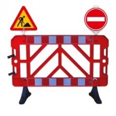 SET Gard semnalizare lucrari + indicator lucrari + indicator accesul interzis