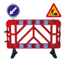 SET Gard semnalizare lucrari + indicator lucrari + indicator ocolire stanga