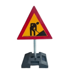 SET Indicator semnalizare lucrari cu suport mobil, stalp 1m, greutate 22kg